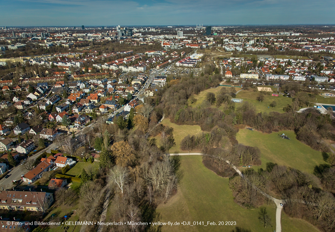 20.02.2023 -  der verschwundene Hachinger Bach in Neuperlach und Berg am Laim
